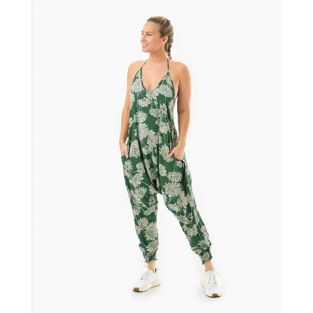 Flower Harem Jumpsuit - Picture 6 of 15